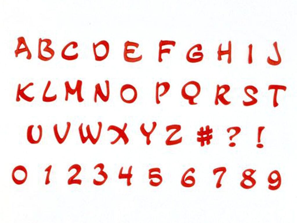 FMM Ausstecher Großbuchstaben Magical Großbuchstaben