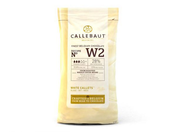Callebaut Chocolate Callets Weiß, 1kg – Bild 2