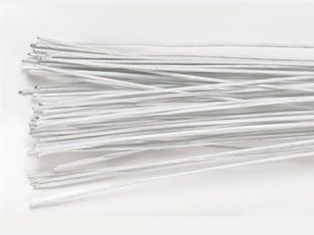 Culpitt Blumendraht Weiß, 50 Stück 24 gauge