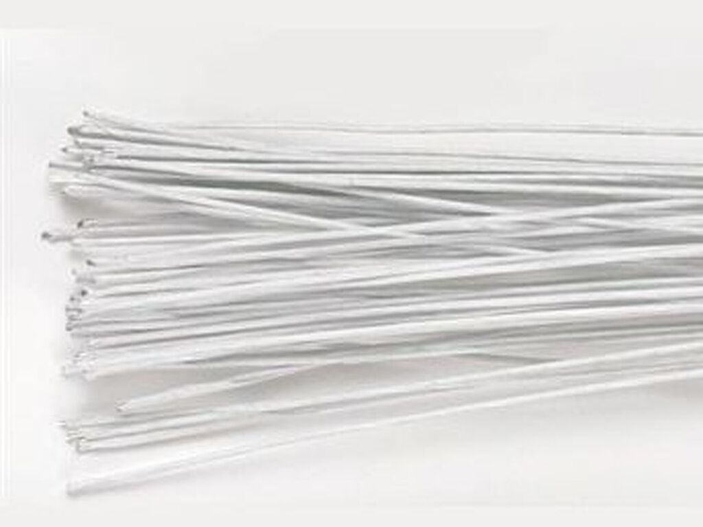 Culpitt Blumendraht Weiß, 50 Stück 26 gauge