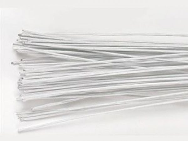 Culpitt Blumendraht Weiß, 50 Stück 28 gauge