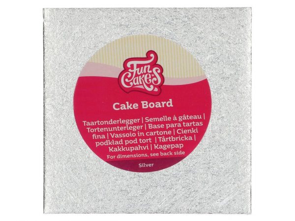 FunCakes Cake Card Quadratisch, 15cmx15cmx3mm – Bild 2