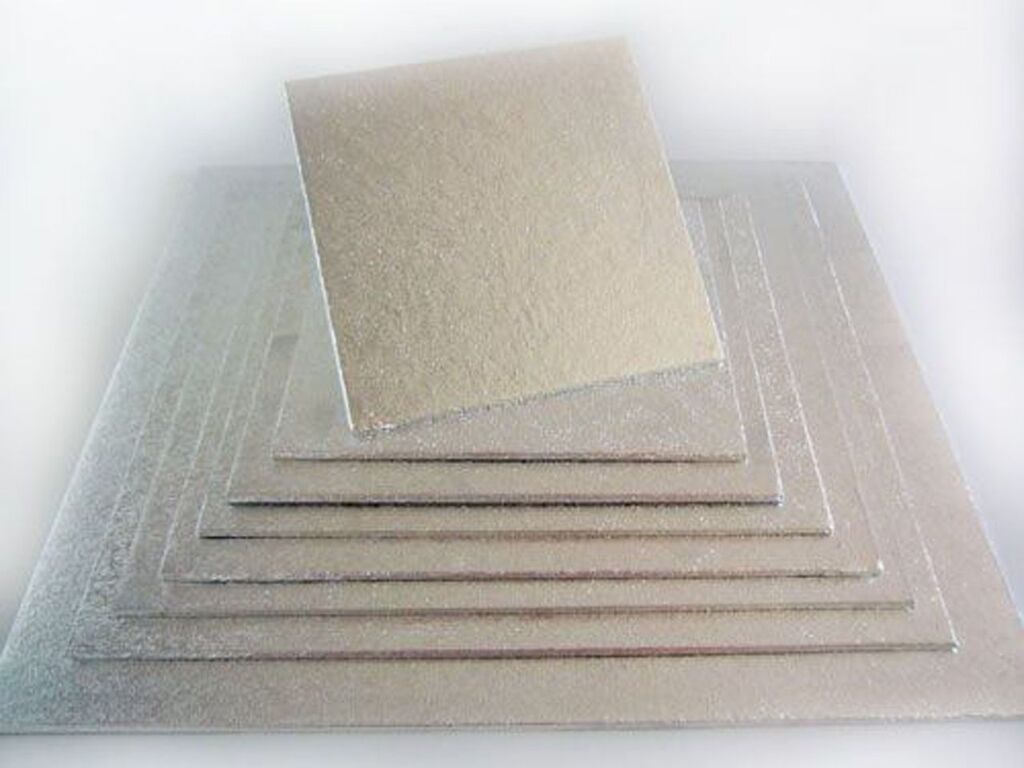FunCakes Cake Card Quadratisch, 20cmx20cmx3mm