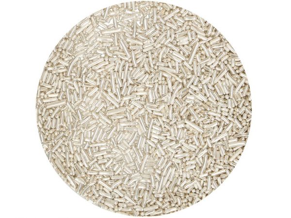 FunCakes Zuckerstreusel Metallic Silber, 80g