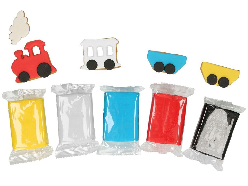 FunCakes Rollfondant Multipack Primärfarben, 5x100g