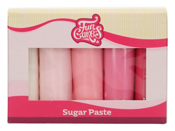FunCakes Rollfondant Multipack Rosatöne, 5x100g – Bild 2