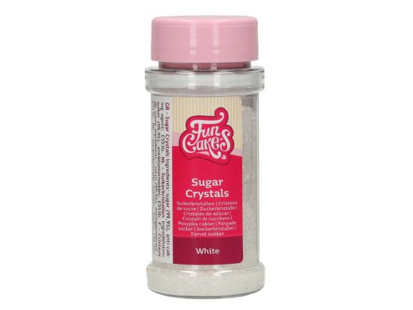 FunCakes Gefärbter Zucker Weiß, 80g – Bild 2