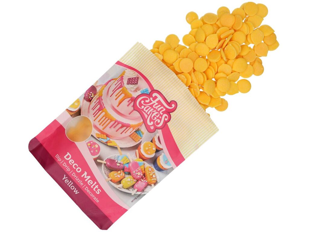 FunCakes Deco Melts Gelb, 250g