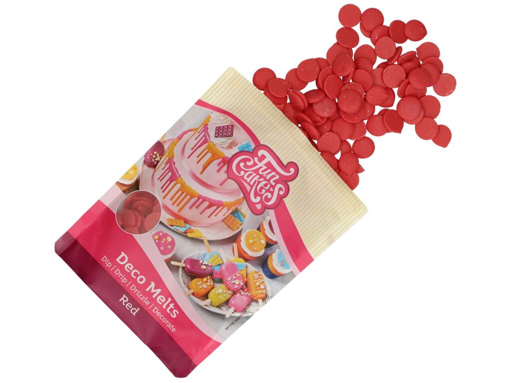 FunCakes Deco Melts Rot, 250g