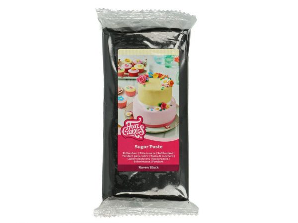 FunCakes Fondant Rabenschwarz, 1kg – Bild 2
