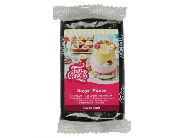 FunCakes Fondant Rabenschwarz, 250g – Bild 2