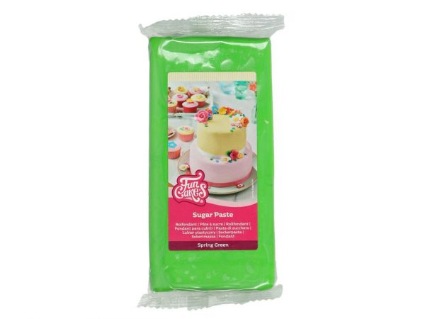 FunCakes Fondant Frühlingsgrün, 1kg – Bild 2