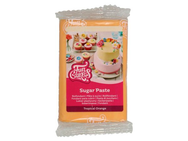 FunCakes Fondant Tropical Orange 250g – Bild 2