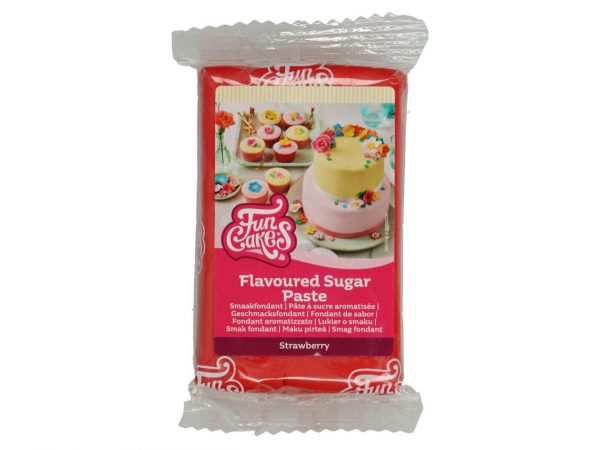 FunCakes Fondant Flavour Erdbeere, 250g – Bild 2