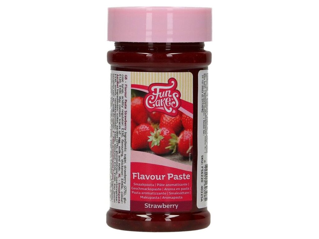 FunCakes Aromapaste Erdbeere, 120g