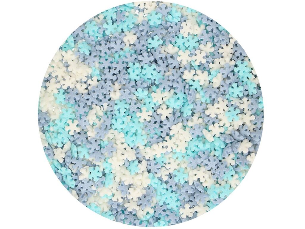 FunCakes Mini Schneeflocken Mix, 50g