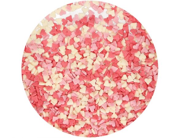 FunCakes Miniherzen Rosa-Weiß-Rot, 60g
