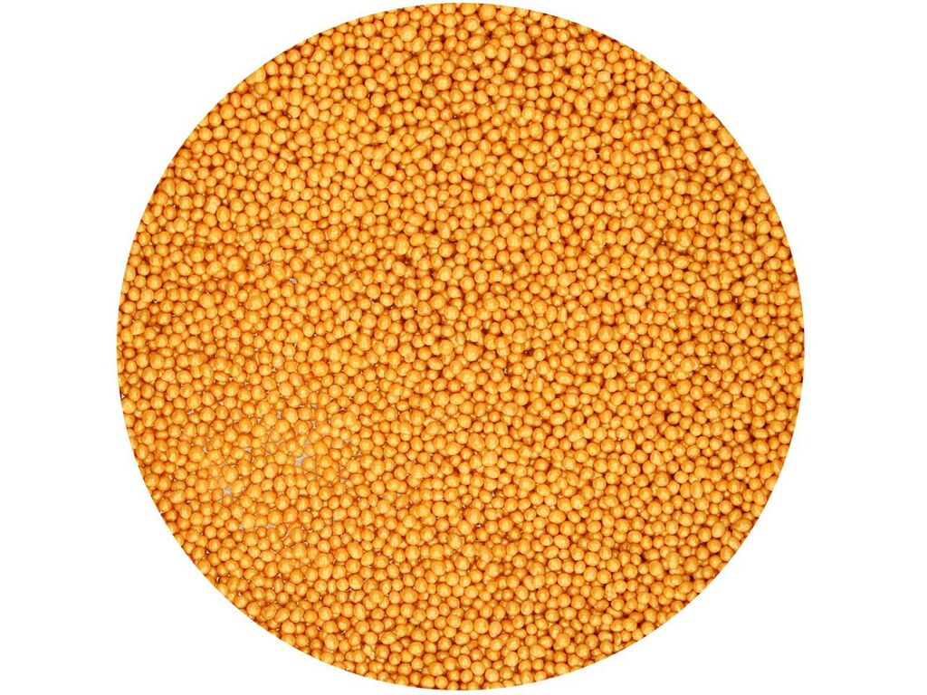 FunCakes Miniperlen Gold, 80g