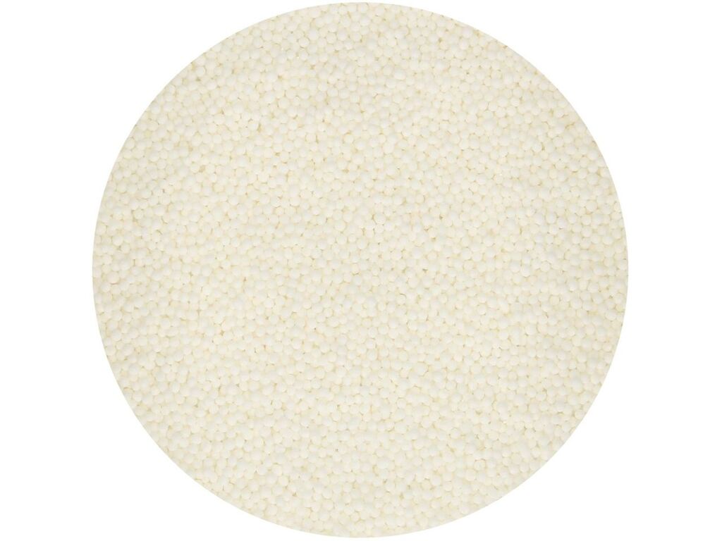FunCakes Miniperlen Weiß, 80g