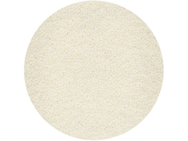 FunCakes Miniperlen Weiß, 80g