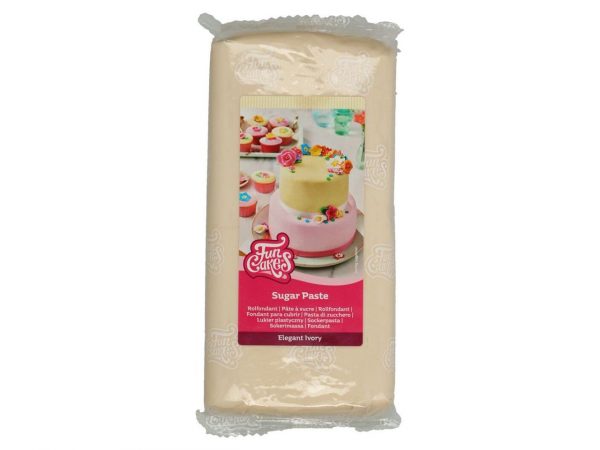 FunCakes Rollfondant Elfenbein Ivory, 1kg – Bild 2