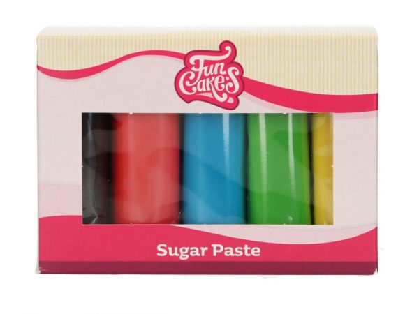 FunCakes Rollfondant Multipack Hauptfarben, 5x100g – Bild 2