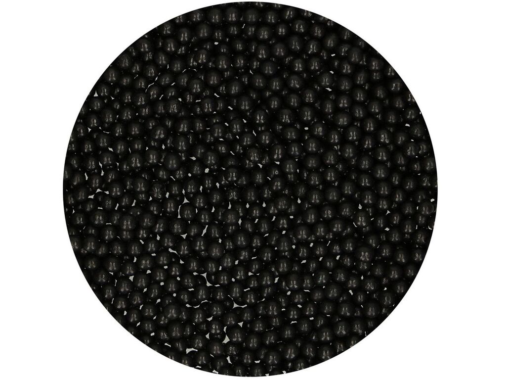 FunCakes Zuckerperlen Schwarz glänzend, 80g