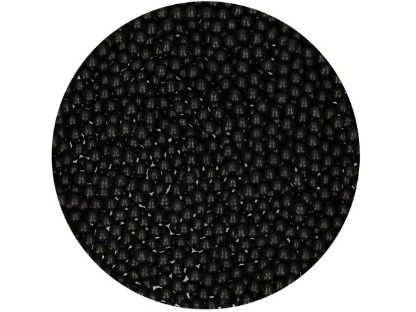 FunCakes Zuckerperlen Schwarz glänzend, 80g