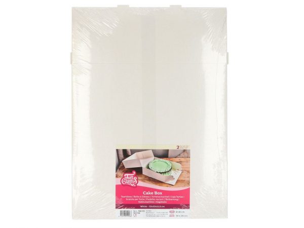 FunCakes Tortenbox Blanco 32x32x11,5cm, 2 Stück – Bild 2