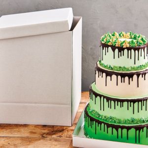 FunCakes Tortenschachtel weiß, 37x37x45cm