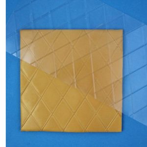 PME Prägematte Diamanten-Rauten Groß 15x30,5cm, Raute 5x3,5cm