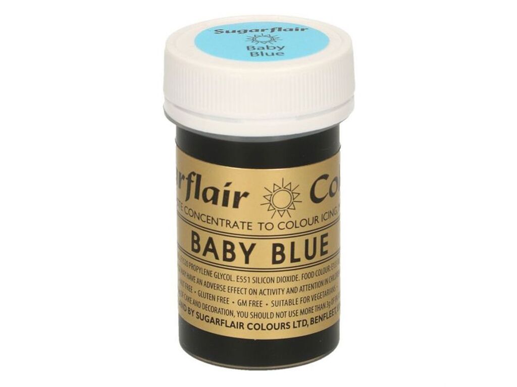 Sugarflair Pastenfarbe Babyblau 25g