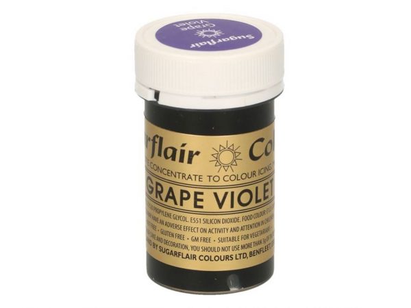 Sugarflair Pastenfarbe Traubenviolett 25g – Bild 2