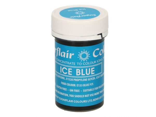 Sugarflair Pastenfarbe Eisblau 25g – Bild 2