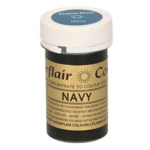 Sugarflair Pastenfarbe Marineblau 25g
