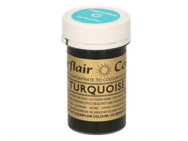 Sugarflair Pastenfarbe Türkis 25g