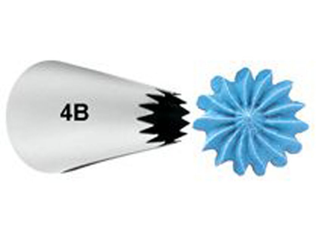 Wilton Garniertülle Nr. 4B Open Star Carded