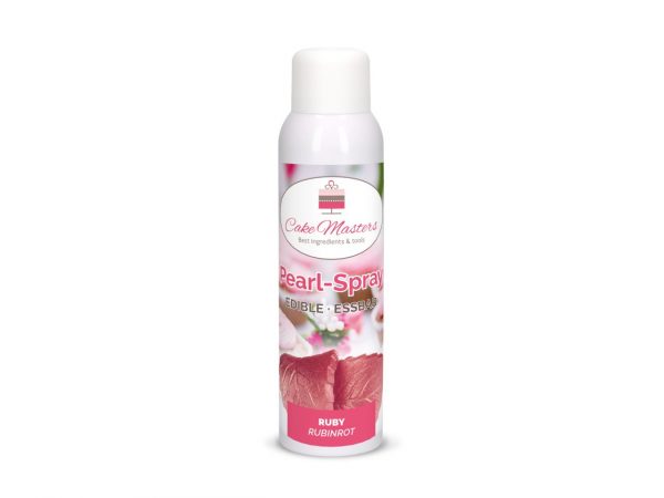 Cake Masters Pearl-Spray rubinrot 100ml – Bild 2