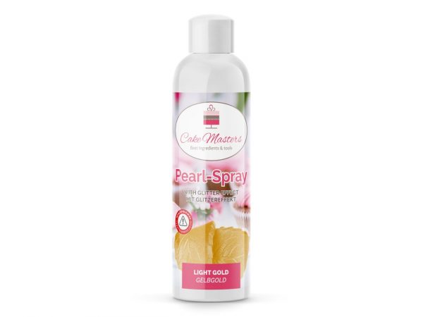 Cake Masters Pearl-Spray light gold 100ml – Bild 2