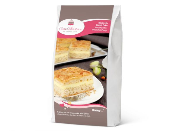 Cake Masters Blechkuchen Basismischung 800g – Bild 2
