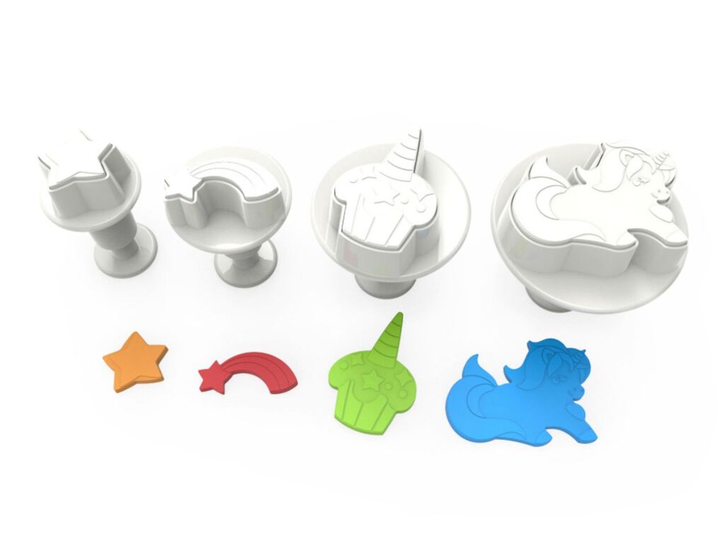 dekofee Stempelausstecher Set Einhorn