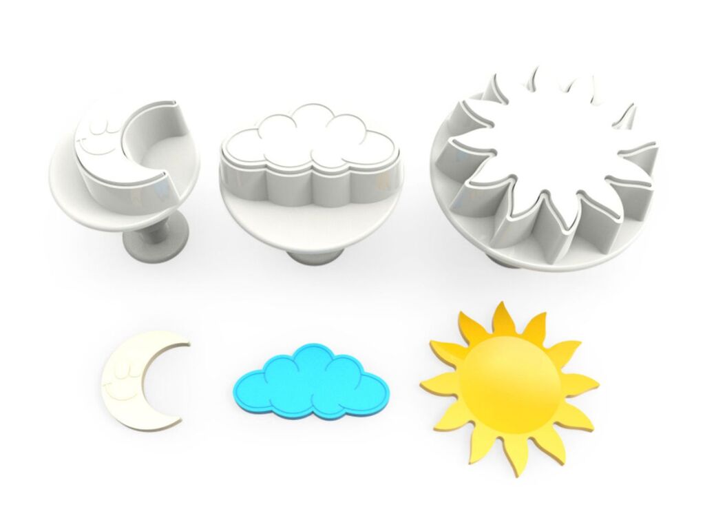 dekofee Stempelausstecher Set Himmel