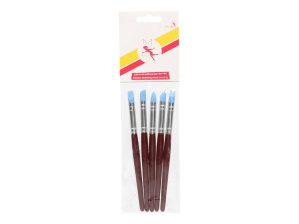 dekofee Modellierpinsel Silikon 5er Set – Bild 2
