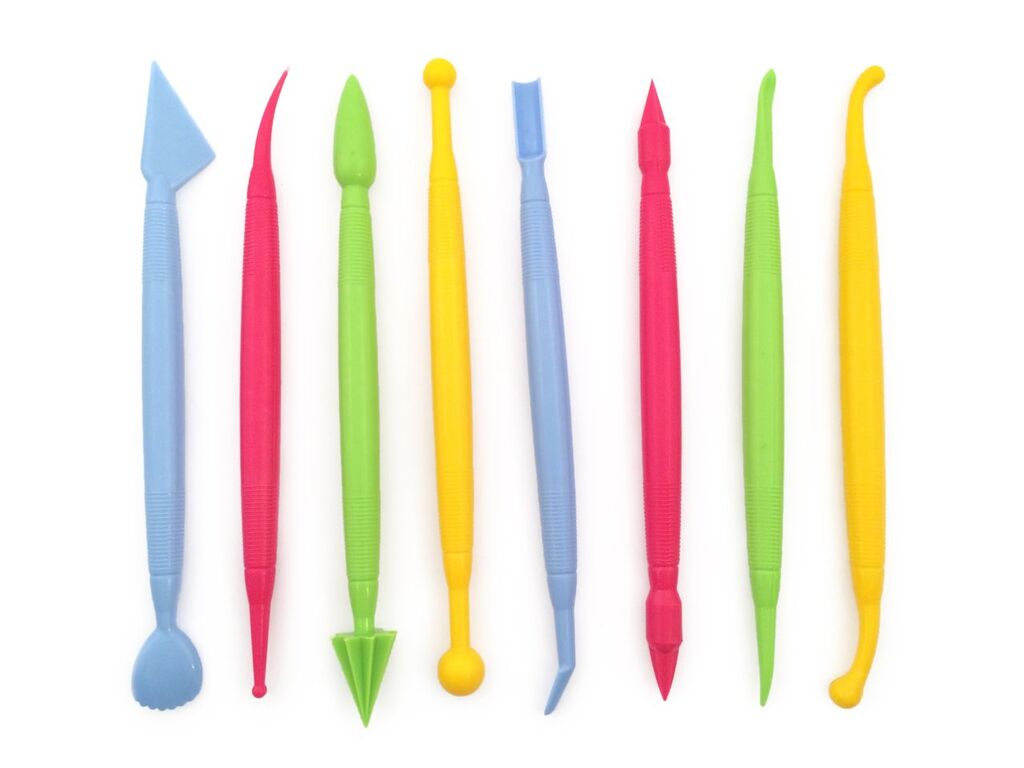 dekofee Modellierset 8tlg bunt