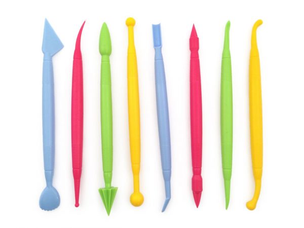 dekofee Modellierset 8tlg bunt