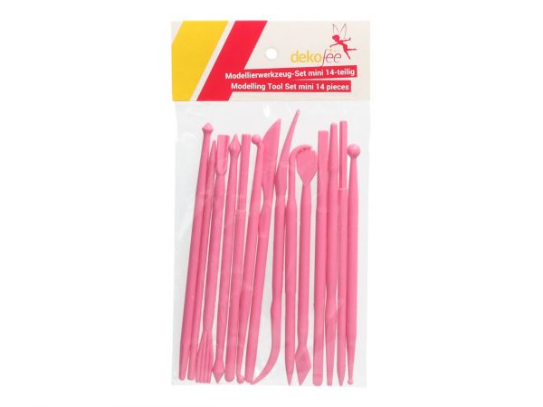 dekofee Modellierwerkzeug-Set mini 14-tlg – Bild 2