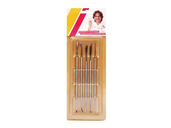 dekofee Profi Modellierwerkzeug Set Edelstahl – Bild 2