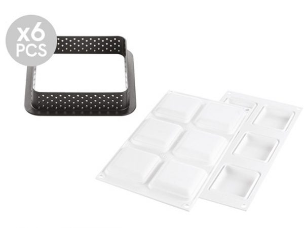 Silikomart Silikonform Tarteform Quadrat