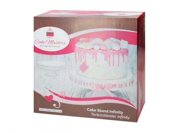 Cake Masters Tortenständer Infinity weiß 25cm – Bild 2