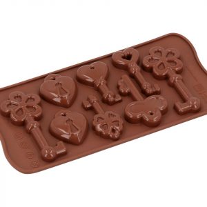 Silikomart Silikon-Pralinenform Schokoladen-Schlüssel